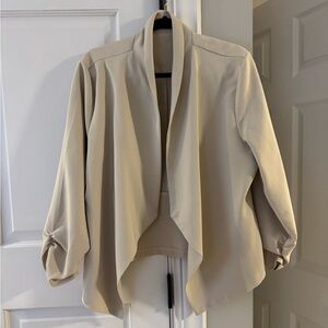 Elegant Cream Blazer Jacket